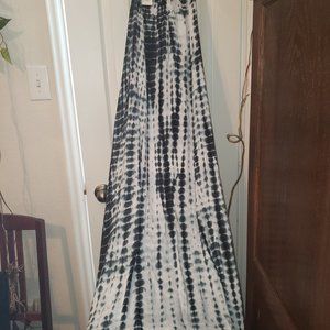 NWT Raviya Women's Tie-Dyed Lattice-Back Maxi Dress Swim Cover-Up